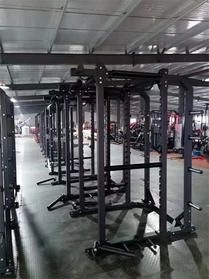 Inicio/Recuadro de gimnasia multifunción comercial para el estante de sentadillas y entrenamiento de fuerza de cuerpo completo