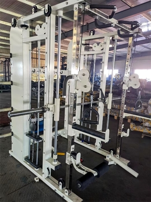 Gimnasio en el hogar Power Cage Squat Rack con máquina Smith multifuncional y levantamiento de pesas