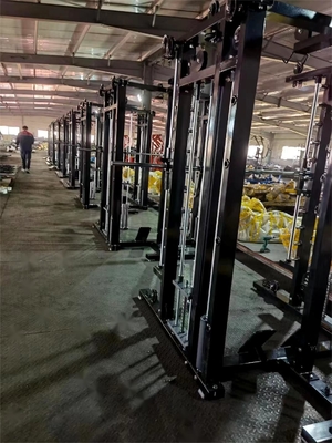 Gimnasio en el hogar Power Cage Squat Rack con máquina Smith multifuncional y levantamiento de pesas