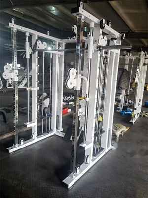 Estación de gimnasia para el hogar Crossover de cable de alimentación multifuncional para culturismo y estante de sentadillas
