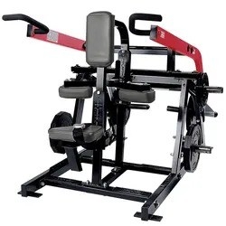 Cuadro de construcción del cuerpo máquinas cargadas con asiento baños para brazos hombros y entrenamiento de la espalda