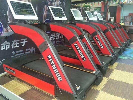 Prueba de frecuencia cardíaca inalámbrica Caminadora comercial para conducción eléctrica Ejercicio de gimnasio