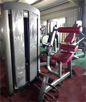 Equipo de gimnasio comercial Entrenador abdominal con pines con extensión de espalda ajustable