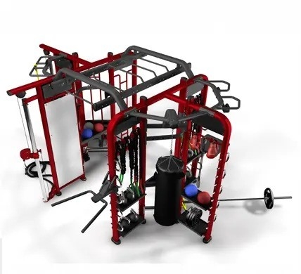 Entrenador integral de ocho puertas para la máquina de glúteos Equipo de acondicionamiento físico Gimnasio