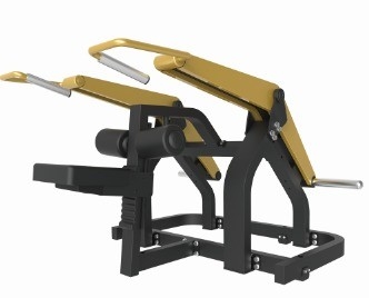 Comerciante sentado tríceps brazo ejercitador placa máquina cargada con 1025 * 1760 * 940mm tamaño