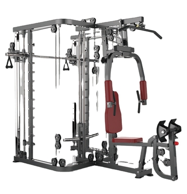 Acero Q235 Máquinas Smith multifunción para entrenamiento de cuerpo completo y boxeo