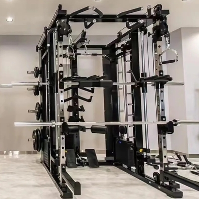 2200*1500*2200 Gimnasio en el hogar Multi Estación Cajera de energía Cuadrón de cuclillas Repuesto de levantamiento de pesas máquina Smith