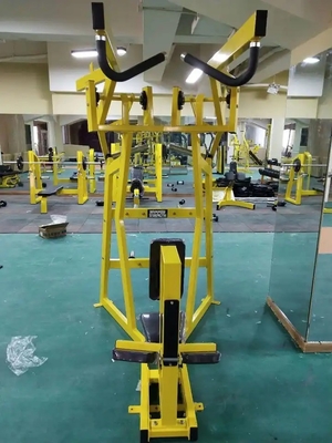 Función de construcción corporal placa cargada bíceps tríceps máquina con diseño lateral Iso