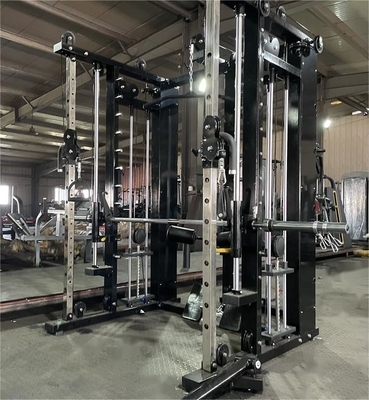 Equipo de gimnasio comercial todo en uno máquina Smith multifunción para 2200 * 1500 * 2200mm gimnasio