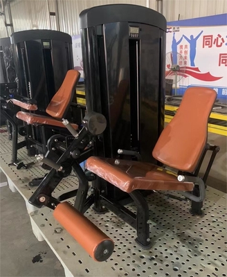 Equipo de ejercicios ajustable de acero cargado con pines de cuádriceps para extensión de piernas sentado cargador medio