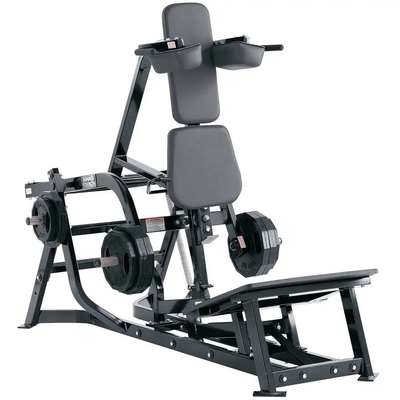 V-Squat Glutes Cuádriceps Prensa de piernas multifunción Hack Squat Machine con cargador medio