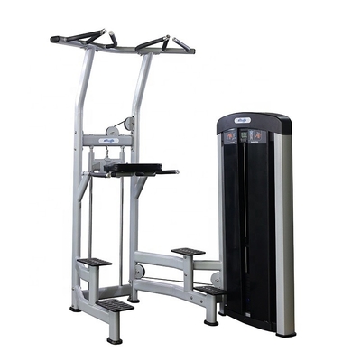 Equipo de gimnasio de acondicionamiento físico comercial con máquina asistida de inmersión en la barbilla