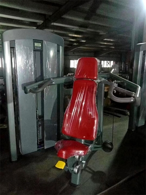 Selección de carga de alfiler cargador medio gimnasio máquina de prensa de hombro para el logotipo comercial personalizado
