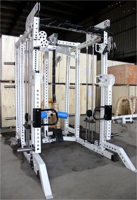 Equipo de acondicionamiento físico comercial Power Rack Máquina Smith multifuncional para gimnasio en casa
