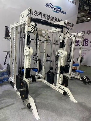 Equipo de acondicionamiento físico comercial Power Rack Máquina Smith multifuncional para gimnasio en casa