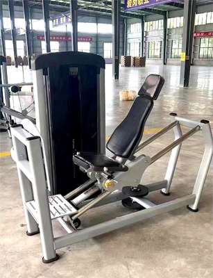 Entrenamiento de resistencia a carga media máquina de prensa de piernas sentada con pesas de selección de carga de alfiler