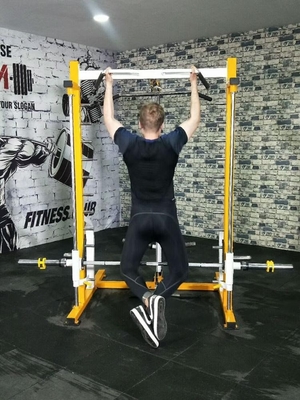 Ejercicio Equipo de gimnasio Banco de pesas de acero Q235 para entrenamiento de pecho y hombro y más