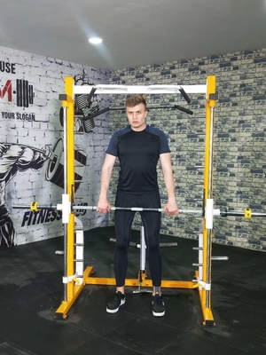 Ejercicio Equipo de gimnasio Banco de pesas de acero Q235 para entrenamiento de pecho y hombro y más