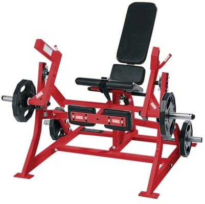 Cargador medio Extensión de pierna aislada de curvas laterales Pesas ajustables para entrenamiento de fuerza