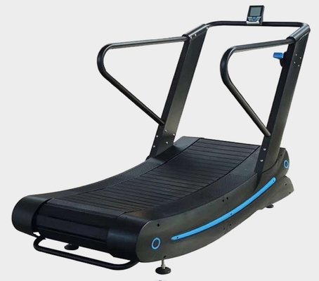 Caminadora de diseño curvo para entrenamiento cardiovascular auto-generadora y peso máximo del usuario 200 kg