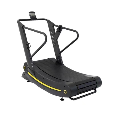 Caminadora de diseño curvo para entrenamiento cardiovascular auto-generadora y peso máximo del usuario 200 kg