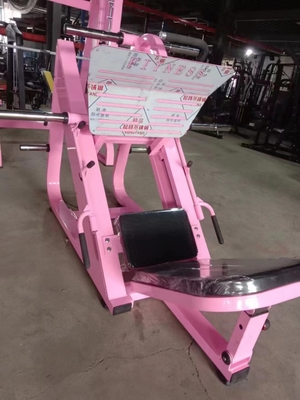 Entrenador de fuerza de piernas de acero con máquina de prensado de piernas de placas de sentadilla Equipo de gimnasio comercial