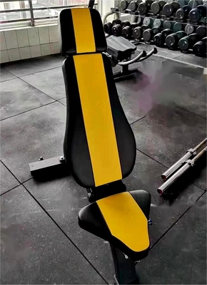 Equipo de entrenamiento de peso de cable en interiores con banco de gimnasio de metal súper ajustable plegable