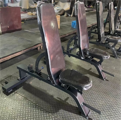 Equipo de entrenamiento de peso de cable en interiores con banco de gimnasio de metal súper ajustable plegable