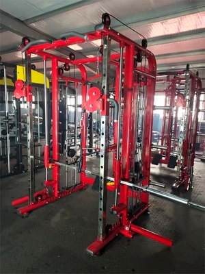 TIG Soldadura de gimnasio multifunción Cables máquina Smith en tubo rectangular de acero Q235