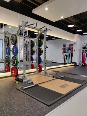 Ejercicio multifunción Shandong Comercial Gimnasio en el hogar Fitness Medio estante sentadillas para hombres