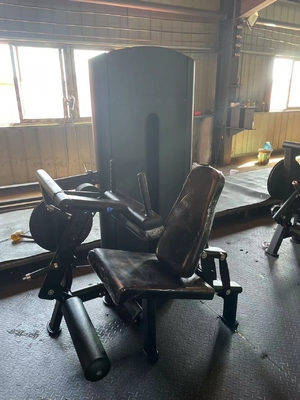Equipo de gimnasio comercial Pin cargado 2 en 1 ajustable sentado Leg Extension Leg Curl Machine