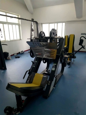 Máquina de prensado de piernas con placa de acero para equipos de gimnasio