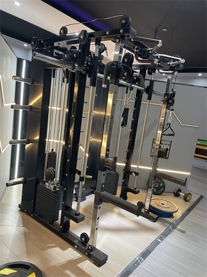 Máquina Multi Smith para entrenamiento de fuerza Equipo de gimnasio comercial 3D Power Rack