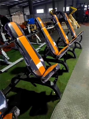 Equipo de gimnasio de interior Prensa comercial ajustable de peso con material metálico
