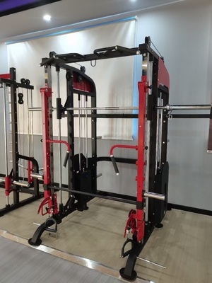 Equipo de gimnasio Máquina Smith 3d con prensa de piernas Centro de gimnasio Color de marco seleccionable opcional