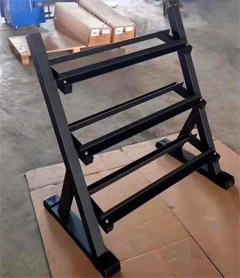 Estante de mancuernas unisex de tres capas para entrenamiento de fuerza en centros de fitness de sala de estar