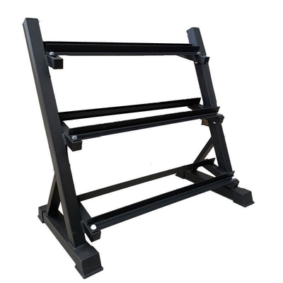 Tamaño de cartón 1230*460*120mm Sillones de peso libre para el gimnasio comercial 3 niveles de mancuernas