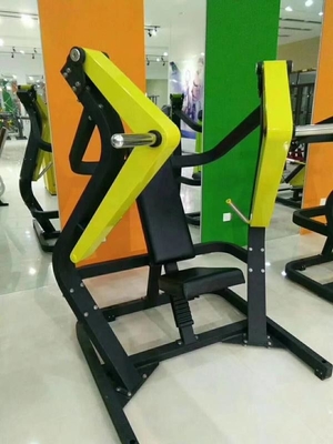 Placa de acero cargada Prensa de pecho inclinada sentada para la función de ejercicio de entrenamiento de fuerza