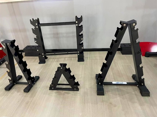 Estante de mancuernas multifuncional tipo A para equipos de gimnasio en el hogar y accesorios deportivos
