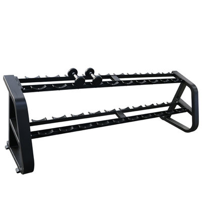 19.5 kg Capacidad de carga Equipo de gimnasio Equipo de acondicionamiento físico Dumbbell Estante de almacenamiento Diseño plegable