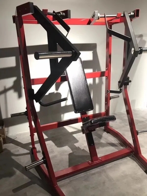 Entrenamiento de fuerza hecho fácil con aislamiento lateral declive sentado Prensa de pecho placa cargada