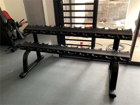 57 kg Estante de mancuernas de acero para equipos comerciales de gimnasio dentro de Befreeman