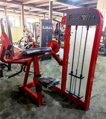 Entrenamiento de fuerza brazos sentados hombros máquina de entrenamiento para bíceps y hombros definidos