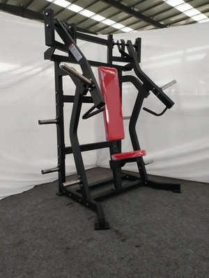 Ejercicio físico Placa de cuerpo cargada Prensa de banca lateral ajustable Prensa de pecho lateral aislada