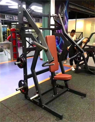 Ejercicio físico Placa de cuerpo cargada Prensa de banca lateral ajustable Prensa de pecho lateral aislada