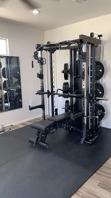 Unisex 1230*1270*2230 Equipo de gimnasio comercial Máquina Smith multifunción para el hogar