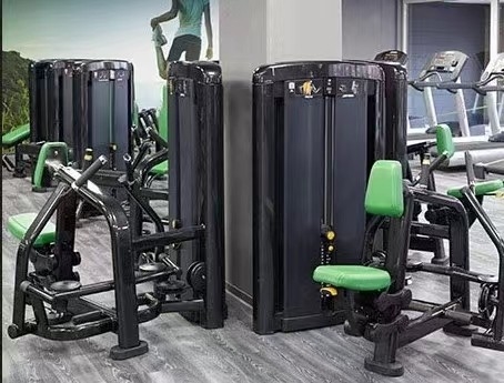 Máquina de presión de hombro con carga de pines para equipos de acondicionamiento físico comerciales