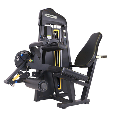 Máquina de extensión de rodillos de piernas sentadas ajustable de doble función para ejercicios físicos