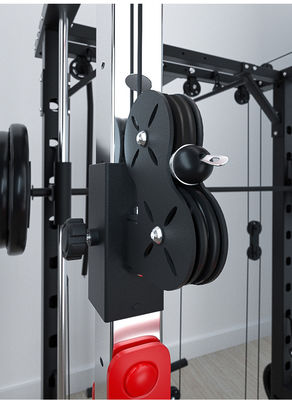 Máquina de gimnasio con bastidor de energía para ejercicios multifunción para equipos de acondicionamiento físico de carga media