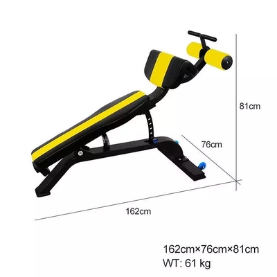 Unisex gimnasio ejercicio de fuerza Banco de inclinación ajustable Banco de declive equipo de ejercicios